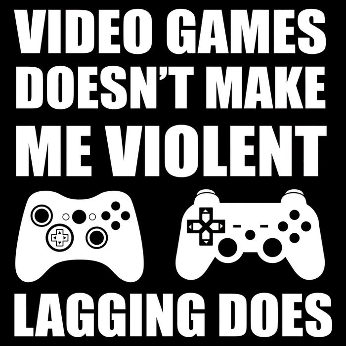 Video Games Doesn't Make Me Violent Lagging Does 7-Panel Snapback Hat