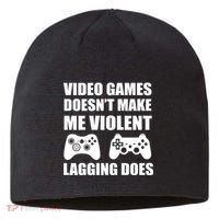 Video Games Doesn't Make Me Violent Lagging Does Sustainable Beanie