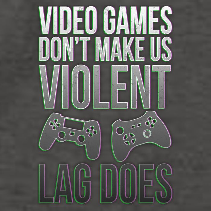 Video Games Doesn't Make Me Violent Lagging Does Gamer Vector Backpack