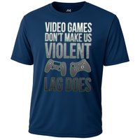 Video Games Doesn't Make Me Violent Lagging Does Gamer Performance Shirt