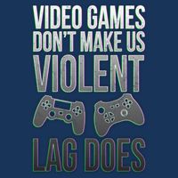 Video Games Doesn't Make Me Violent Lagging Does Gamer Flatbill Hat