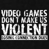 Video Games Don't Makes Us Violent Losing Connection Does Ladies PosiCharge Tri-Blend Wicking Tank