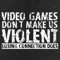 Video Games Don't Makes Us Violent Losing Connection Does Garment-Dyed Heavyweight T-Shirt