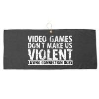Video Games Don't Makes Us Violent Losing Connection Does Large Microfiber Waffle Golf Towel