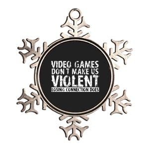 Video Games Don't Makes Us Violent Losing Connection Does Metallic Star Ornament