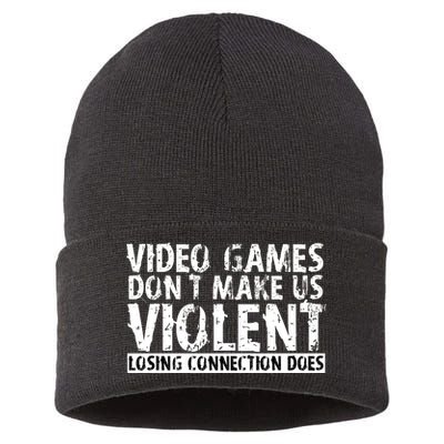 Video Games Don't Makes Us Violent Losing Connection Does Sustainable Knit Beanie