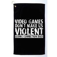 Video Games Don't Makes Us Violent Losing Connection Does Golf Towel