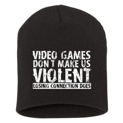 Video Games Don't Makes Us Violent Losing Connection Does Short Acrylic Beanie