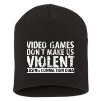 Video Games Don't Makes Us Violent Losing Connection Does Short Acrylic Beanie