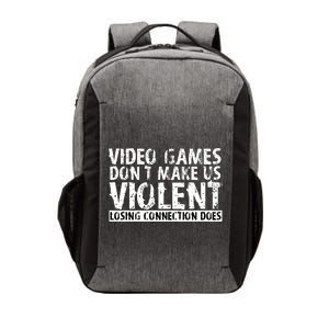 Video Games Don't Makes Us Violent Losing Connection Does Vector Backpack