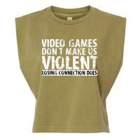 Video Games Don't Makes Us Violent Losing Connection Does Garment-Dyed Women's Muscle Tee