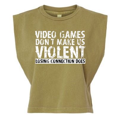 Video Games Don't Makes Us Violent Losing Connection Does Garment-Dyed Women's Muscle Tee