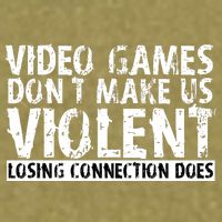 Video Games Don't Makes Us Violent Losing Connection Does Garment-Dyed Women's Muscle Tee