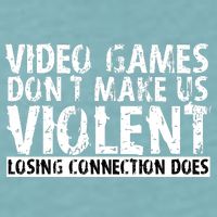 Video Games Don't Makes Us Violent Losing Connection Does Sueded Cloud Jersey T-Shirt
