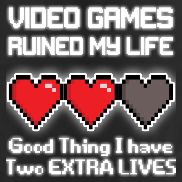 Video Games Ruined My Life Good Thing I Have Two Extra Lives Adult Drive Performance Visor