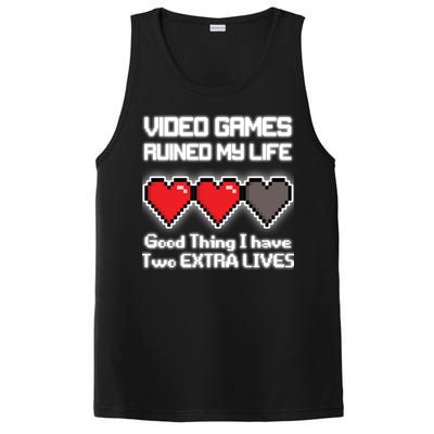 Video Games Ruined My Life Good Thing I Have Two Extra Lives PosiCharge Competitor Tank