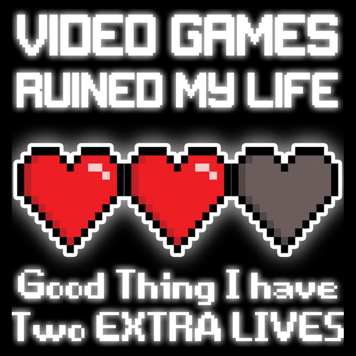 Video Games Ruined My Life Good Thing I Have Two Extra Lives Wool Snapback Cap