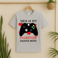 Video Games This Is My Valentine Pajama T-Shirt