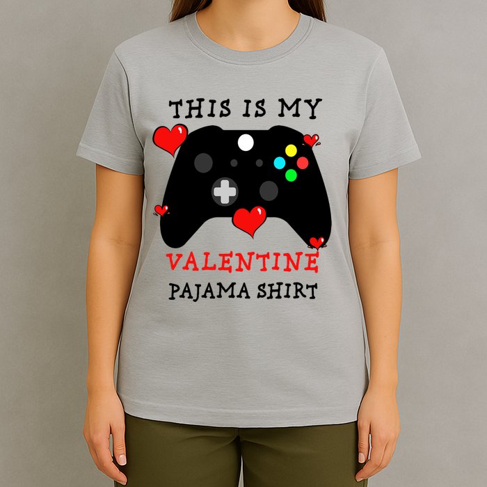 Video Games This Is My Valentine Pajama T-Shirt
