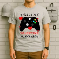 Video Games This Is My Valentine Pajama T-Shirt