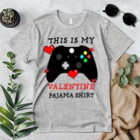 Video Games This Is My Valentine Pajama Premium T-Shirt