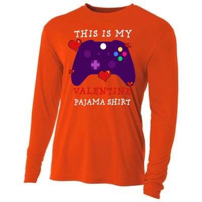 Video Games This Is My Valentine Pajama Cooling Performance Long Sleeve Crew