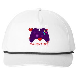 Video Games This Is My Valentine Pajama Snapback Five-Panel Rope Hat