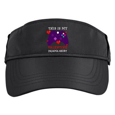 Video Games This Is My Valentine Pajama Adult Drive Performance Visor