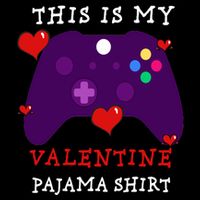 Video Games This Is My Valentine Pajama Bucket Hat