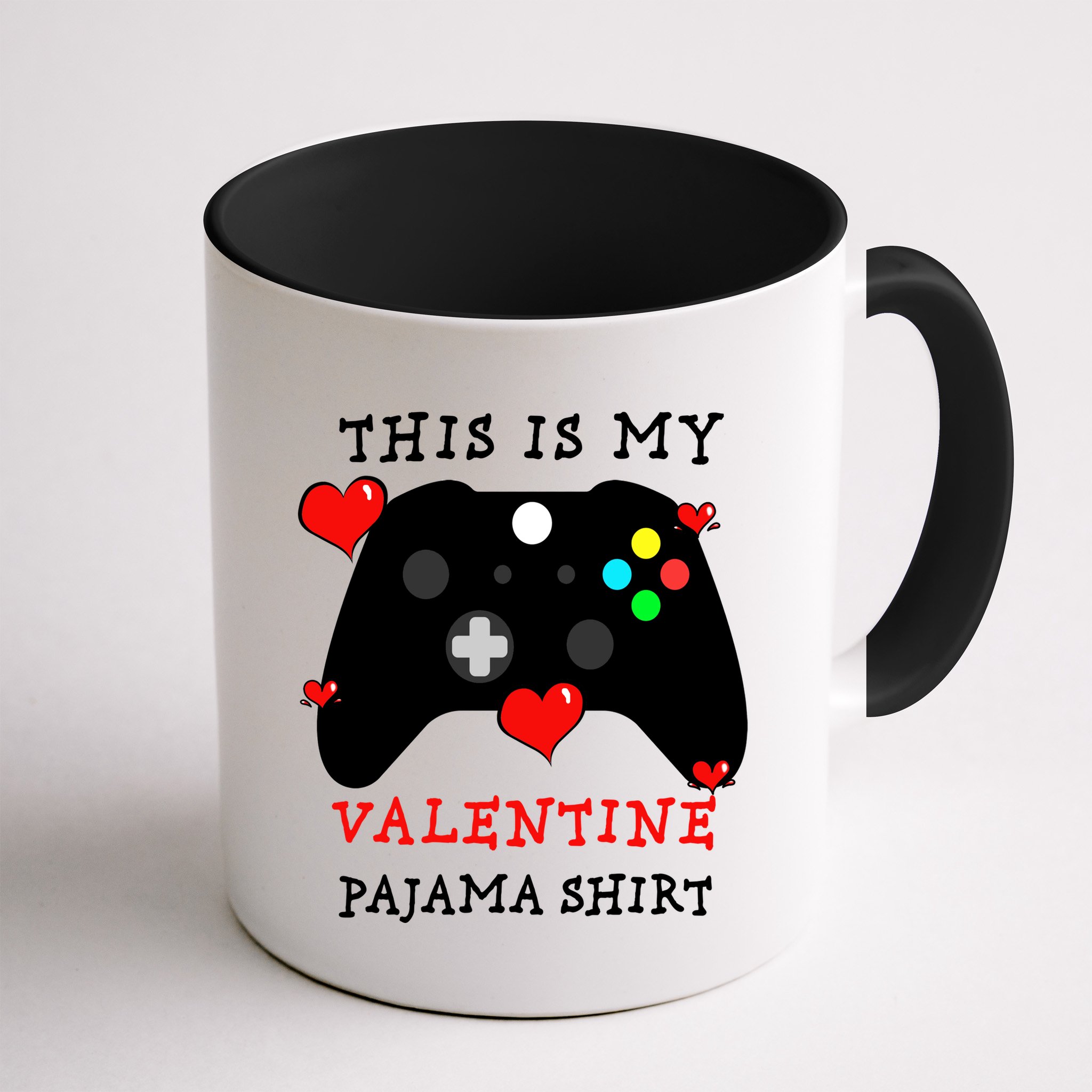 Video Games This Is My Valentine Pajama Mug