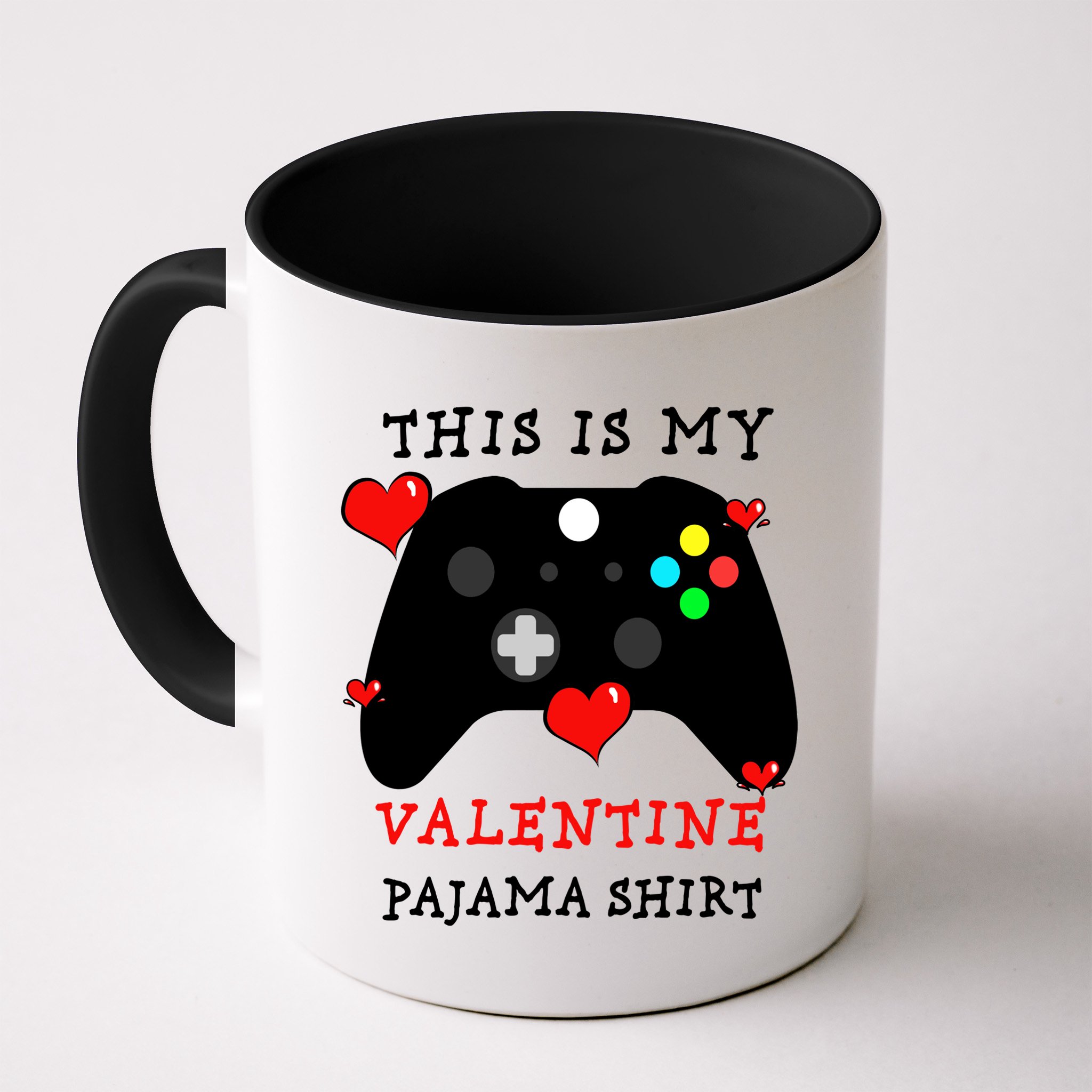 Video Games This Is My Valentine Pajama Mug