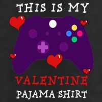 Video Games This Is My Valentine Pajama 15oz Campfire Ceramic Mug