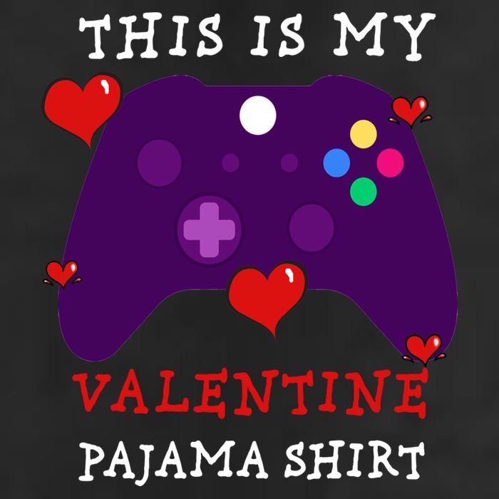 Video Games This Is My Valentine Pajama 15oz Campfire Ceramic Mug