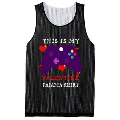 Video Games This Is My Valentine Pajama Mesh Reversible Basketball Jersey Tank