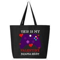 Video Games This Is My Valentine Pajama 25L Jumbo Tote
