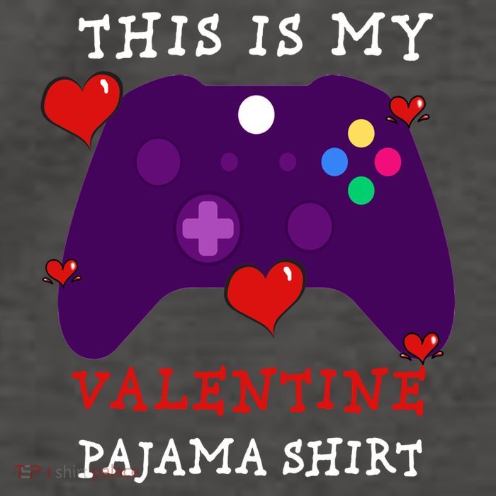 Video Games This Is My Valentine Pajama Vector Backpack