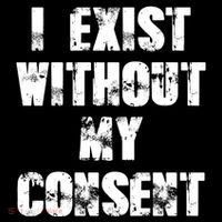 Vintage I Exist Without My Consent Funny Meme Frog T-Shirt