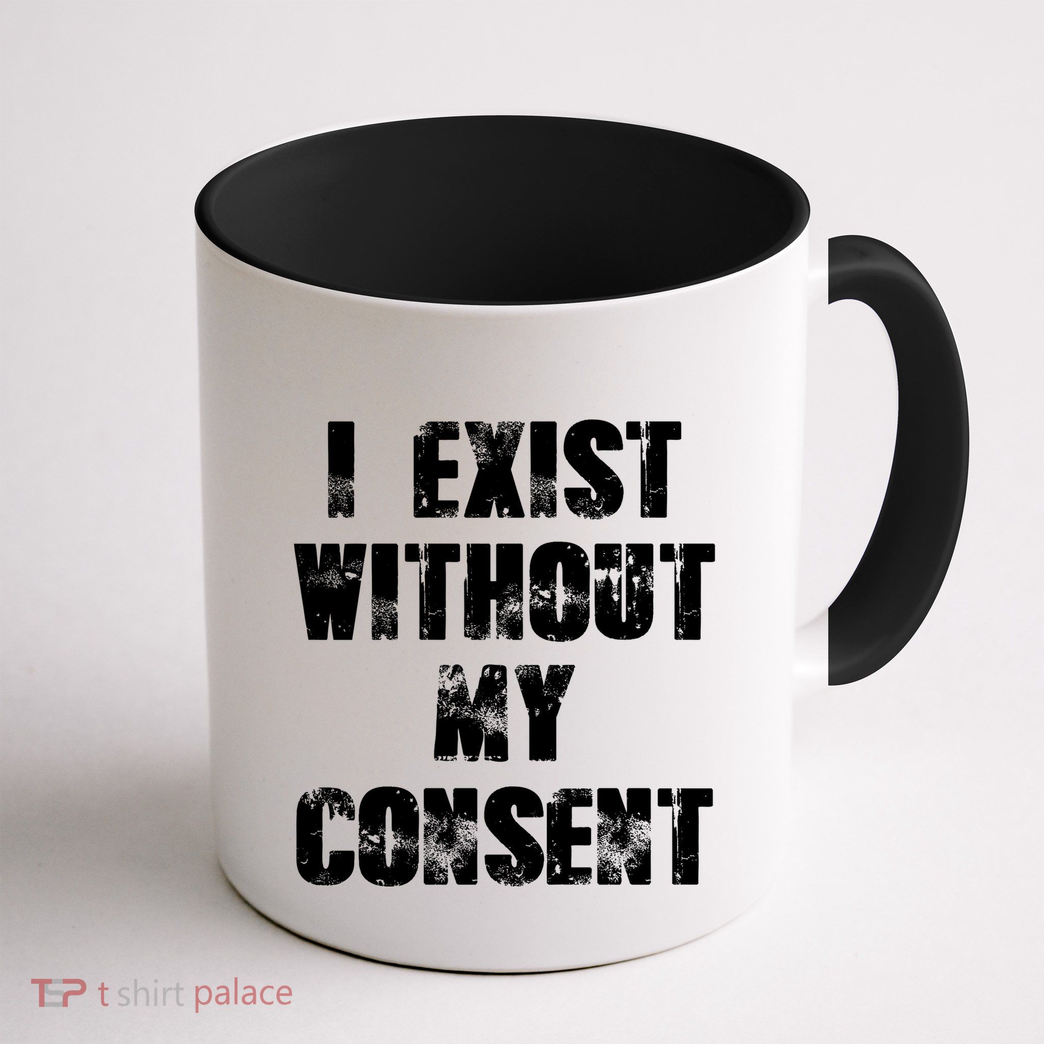 Vintage I Exist Without My Consent Funny Meme Frog Mug