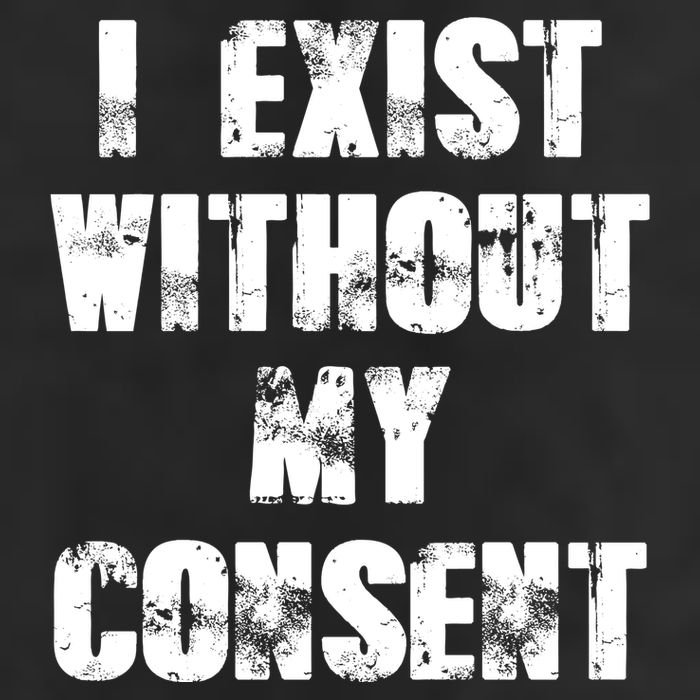 Vintage I Exist Without My Consent Funny Meme Frog Golf Towel