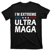 Vintage I'm Extreme Ultra Maga US Flag Trump Supporters T-Shirt