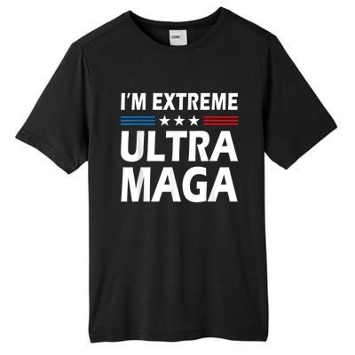 Vintage I'm Extreme Ultra Maga US Flag Trump Supporters Tall Fusion ChromaSoft Performance T-Shirt