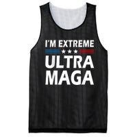 Vintage I'm Extreme Ultra Maga US Flag Trump Supporters Mesh Reversible Basketball Jersey Tank