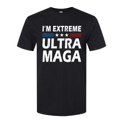 Vintage I'm Extreme Ultra Maga US Flag Trump Supporters Softstyle® CVC T-Shirt