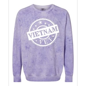 Vietnam Vet Stamp Colorblast Crewneck Sweatshirt