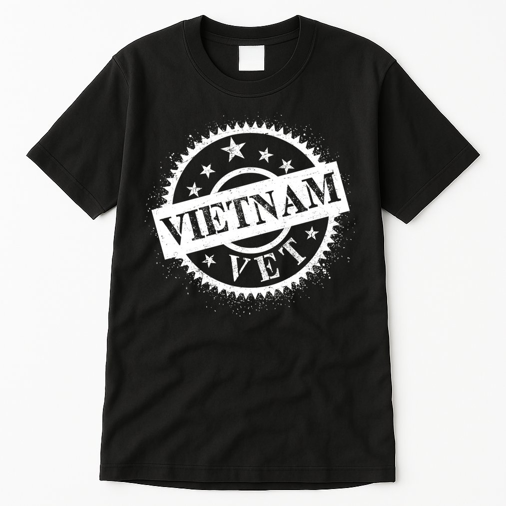 Vietnam Vet Stamp Tall T-Shirt