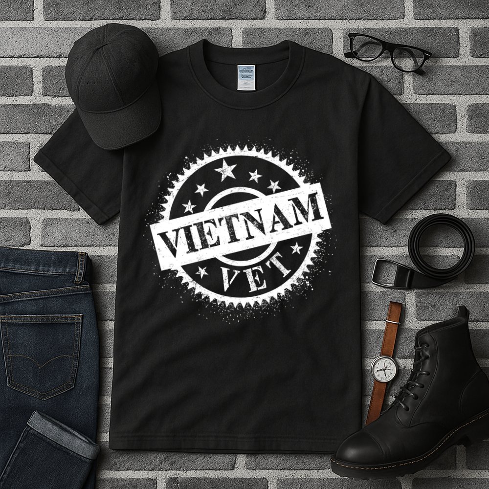 Vietnam Vet Stamp Tall T-Shirt