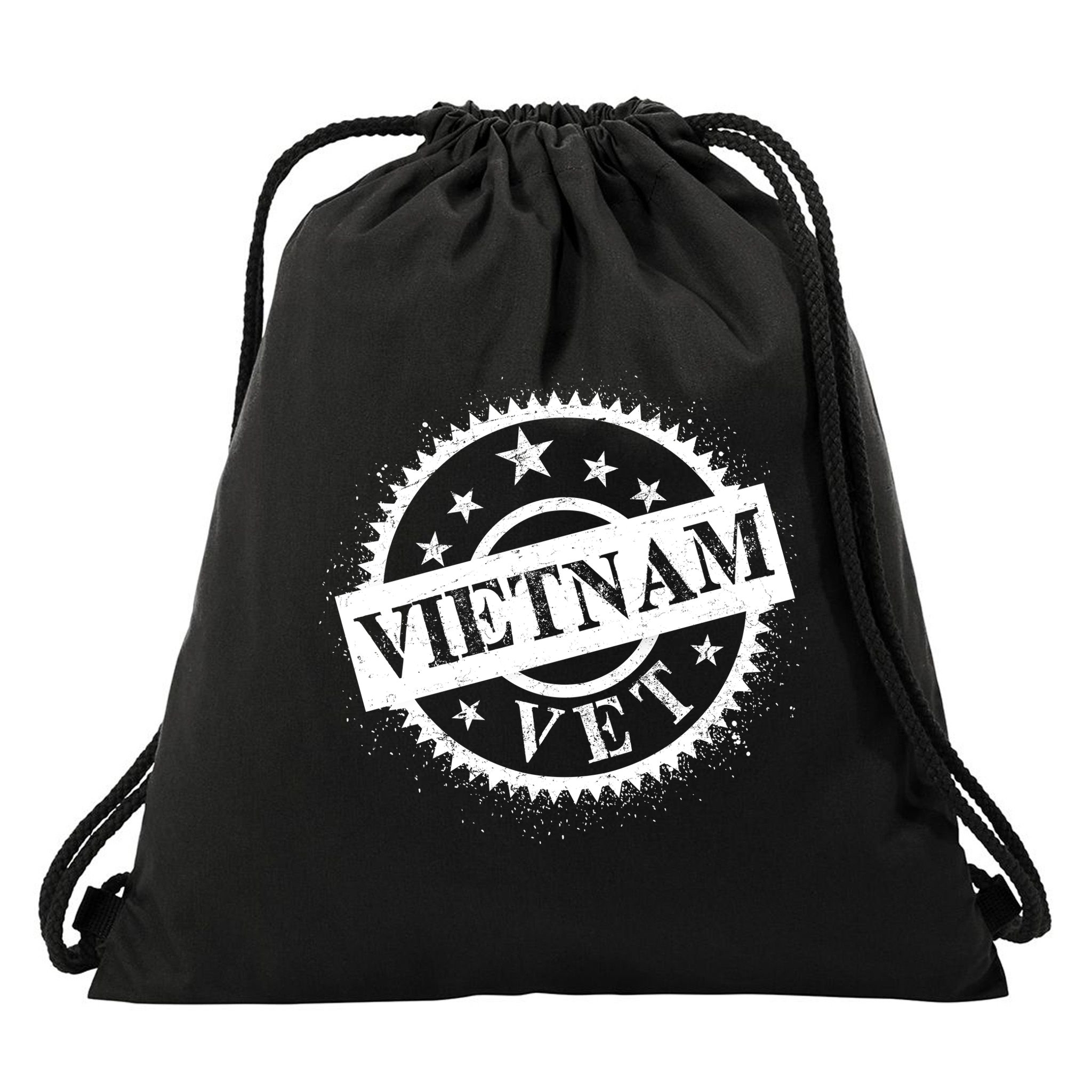Vietnam Vet Stamp Drawstring Bag