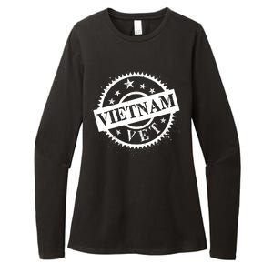 Vietnam Vet Stamp Womens CVC Long Sleeve Shirt