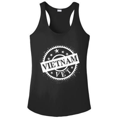 Vietnam Vet Stamp Ladies PosiCharge Competitor Racerback Tank