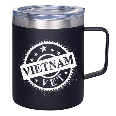 Vietnam Vet Stamp 12oz Stainless Steel Coffee Mug